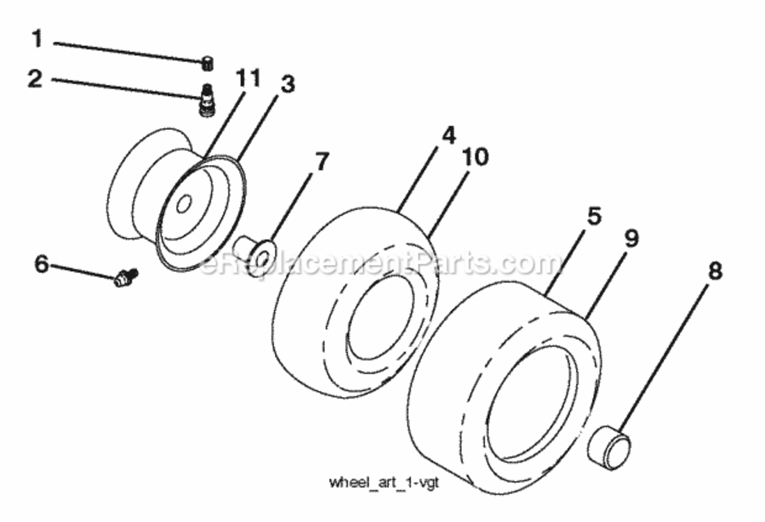 Page J Diagram and Parts List for PB195H46YTX 2008-04 Husqvarna Lawn Tractor
