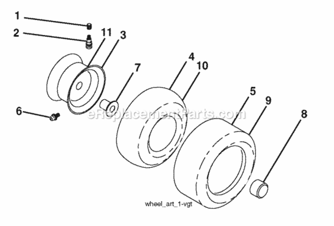 Page J Diagram and Parts List for PB195H46YT 96042005900 2008-04 Husqvarna Lawn Tractor