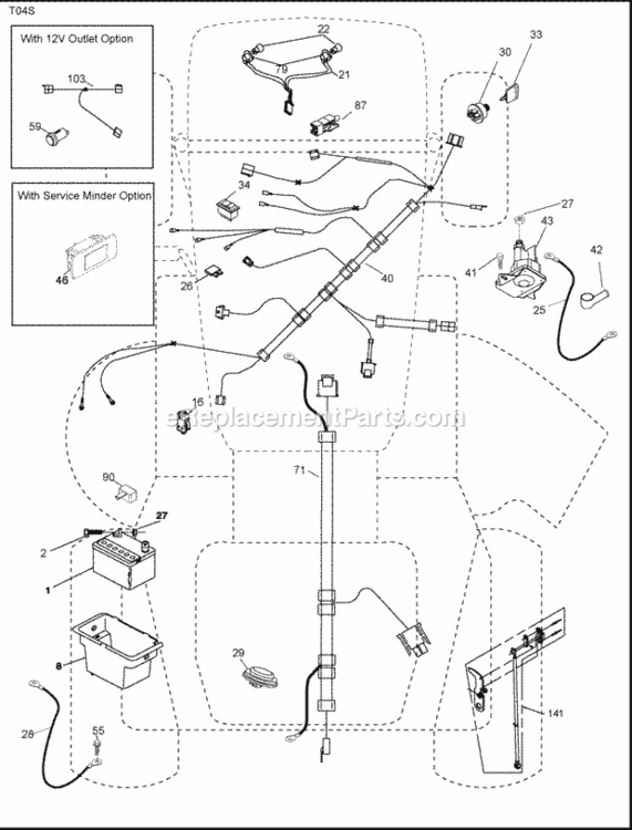 Page D Diagram and Parts List for PB195H46YT 2008-12 Husqvarna Lawn Tractor
