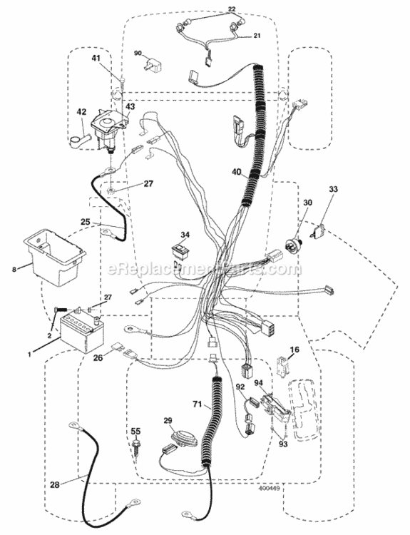 Page D Diagram and Parts List for PB19H42YT 2006-05 Husqvarna Lawn Tractor