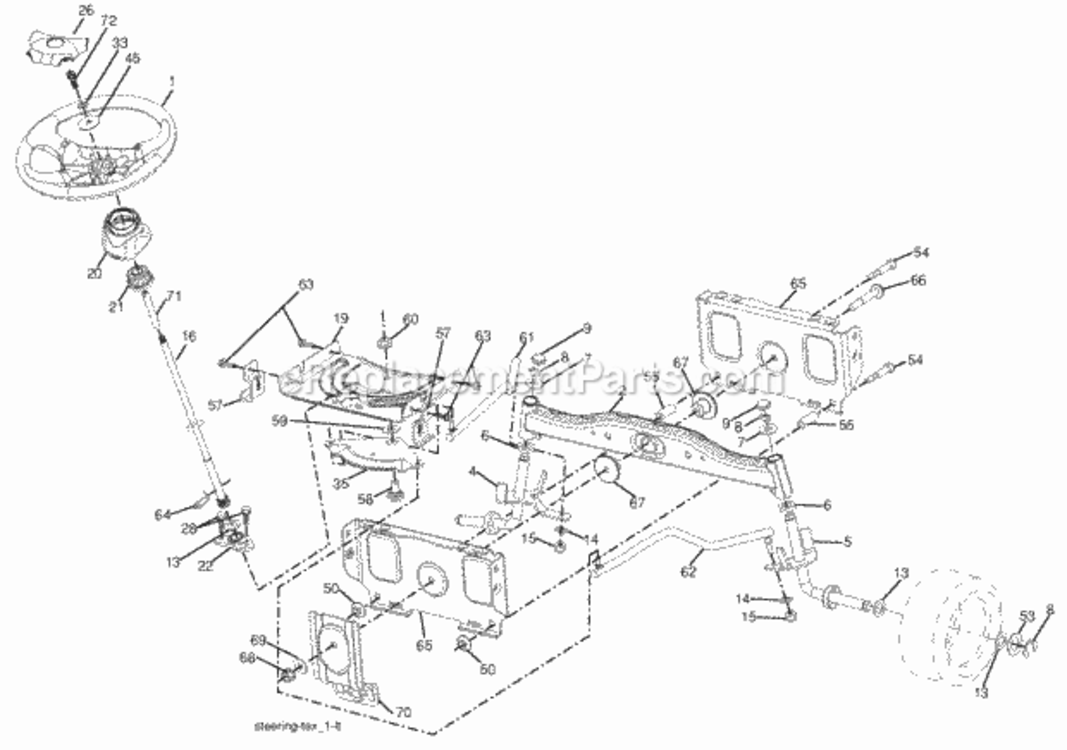 Page I Diagram and Parts List for PB20H42LT 2008-03 Husqvarna Lawn Tractor