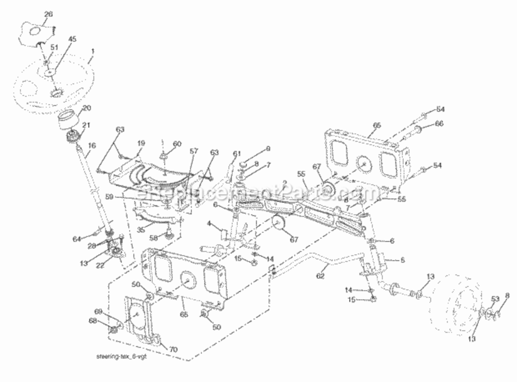 Page I Diagram and Parts List for PB20H42YT 96042000800 2006-01 Husqvarna Lawn Tractor