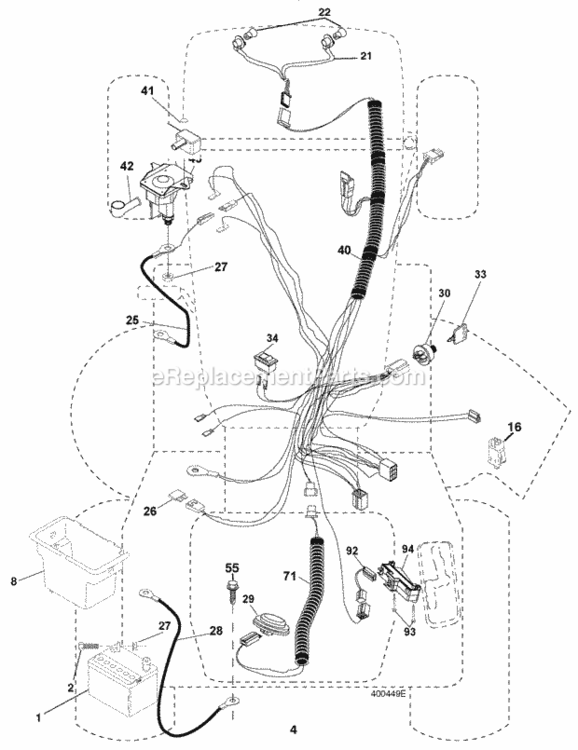 Page D Diagram and Parts List for PB20H46LT 96042004201 2007-01 Husqvarna Lawn Tractor