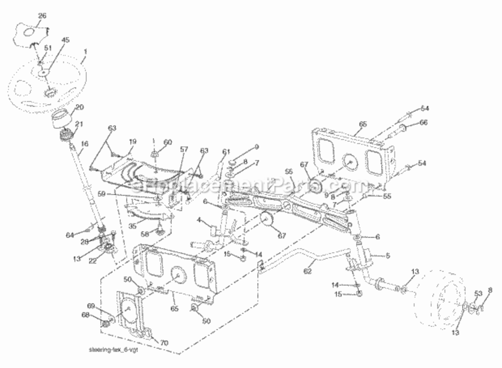 Page I Diagram and Parts List for PB22H42YT 2006-01 Husqvarna Lawn Tractor