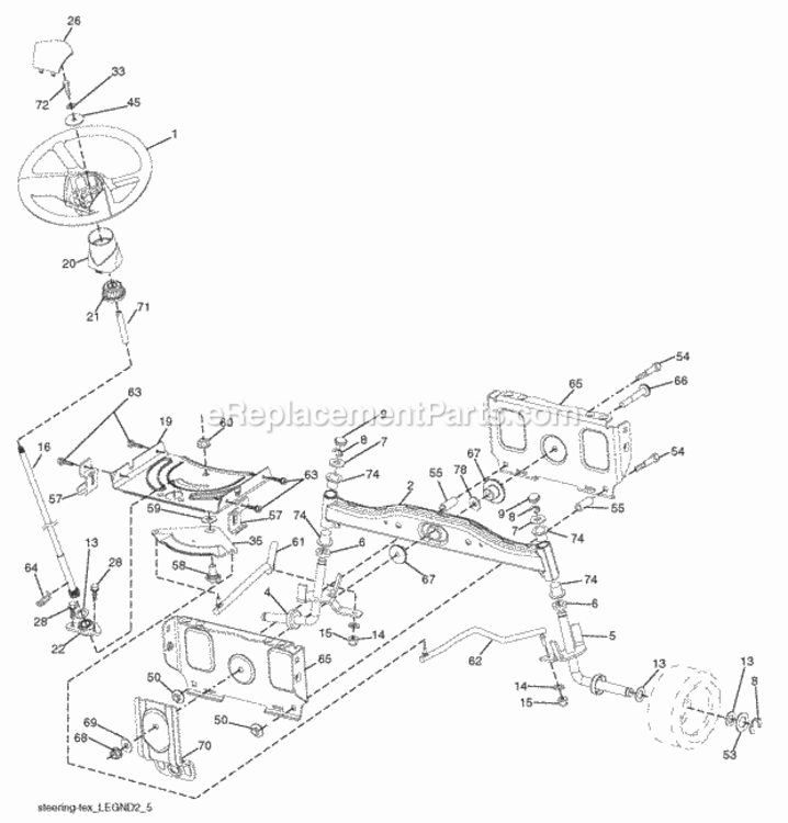 Page I Diagram and Parts List for PB22H54BF 96042006000 2007-11 Husqvarna Lawn Tractor