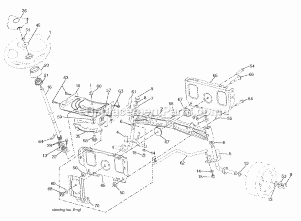 Page I Diagram and Parts List for PB24H48YT 2006-02 Husqvarna Lawn Tractor