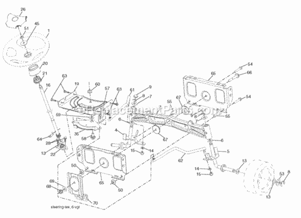 Page I Diagram and Parts List for PB24H48YT 2006-03 Husqvarna Lawn Tractor