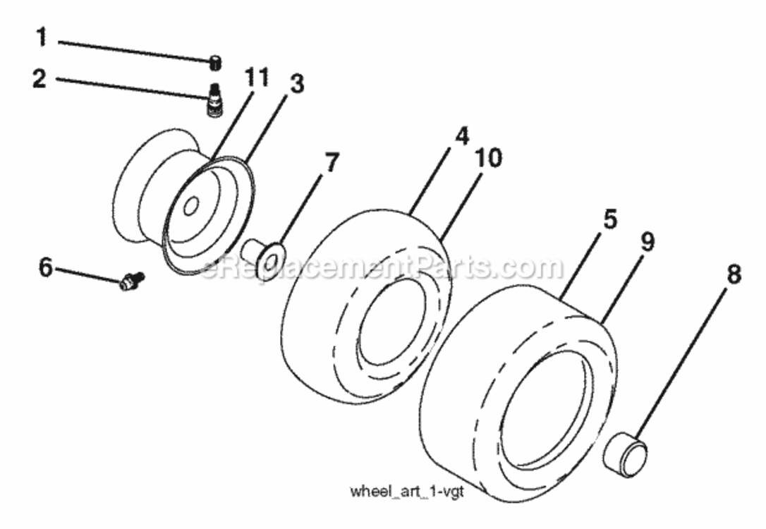 Page J Diagram and Parts List for PK20H42YT 2006-01 Husqvarna Lawn Tractor