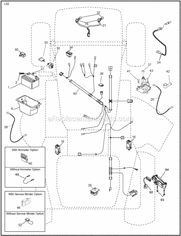 Page D Diagram and Parts List for PO15538LT 2008-09 Husqvarna Lawn Tractor
