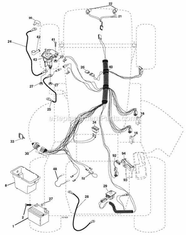 Page G Diagram and Parts List for PO15542LT 2008-05 Husqvarna Lawn Tractor