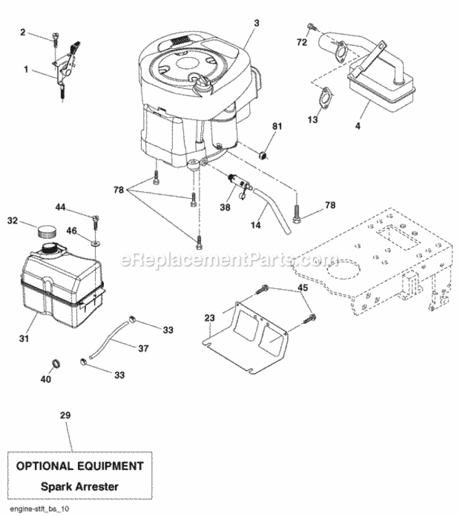 Page I Diagram and Parts List for PO15542LT 2008-05 Husqvarna Lawn Tractor