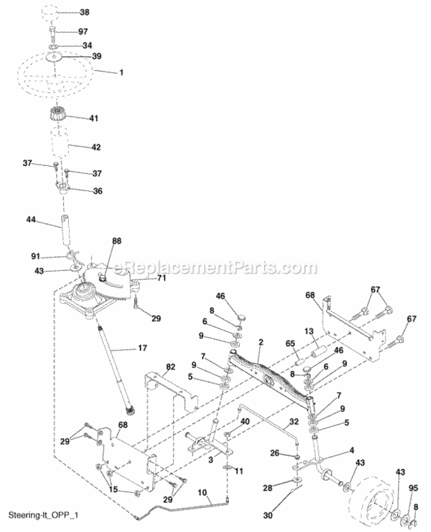 Page I Diagram and Parts List for PO17452LTX 2008-05 Husqvarna Lawn Tractor