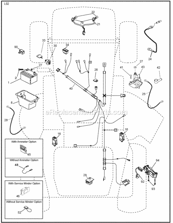 Page D Diagram and Parts List for PO17542LT 2008-01 Husqvarna Lawn Tractor