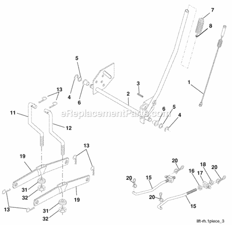 Page G Diagram and Parts List for PO17542LT 96012010700 2010-01 Husqvarna Lawn Tractor