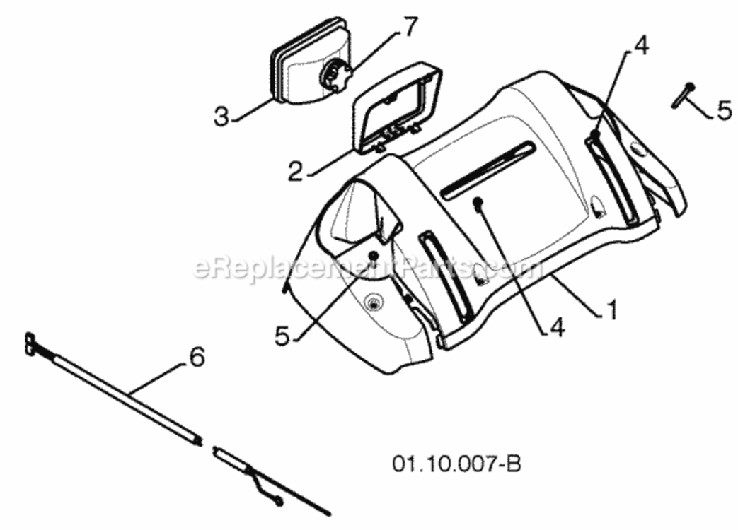 Page S Diagram and Parts List for PP1150E27 2010-06 Husqvarna Snow Blower