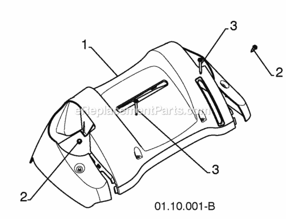 Page T Diagram and Parts List for PP208E24 2009-07 Husqvarna Snow Blower