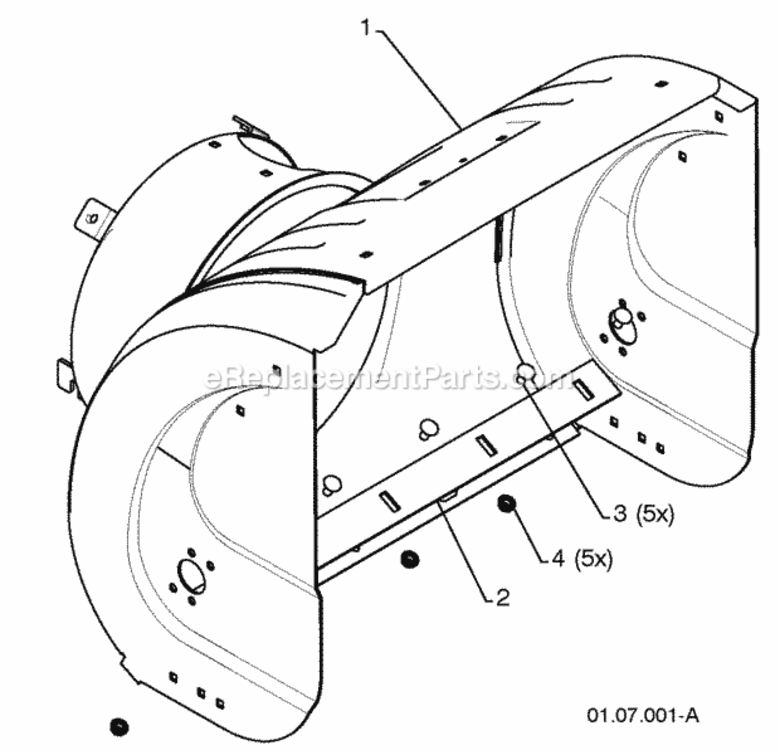 Page C Diagram and Parts List for PP208E24 2009-07 Husqvarna Snow Blower
