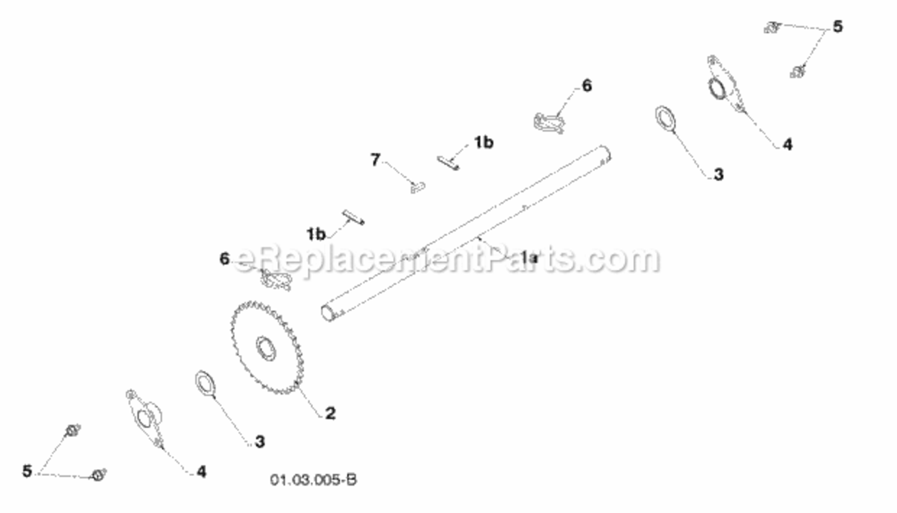 Drive Diagram and Parts List for PP208E24 2010-04 Husqvarna Snow Blower