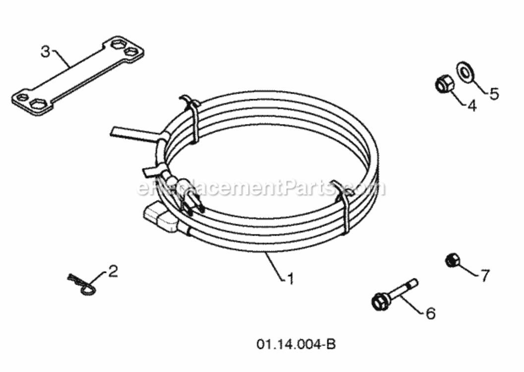 Bag_Of_Parts Diagram and Parts List for PP208E24 2010-04 Husqvarna Snow Blower