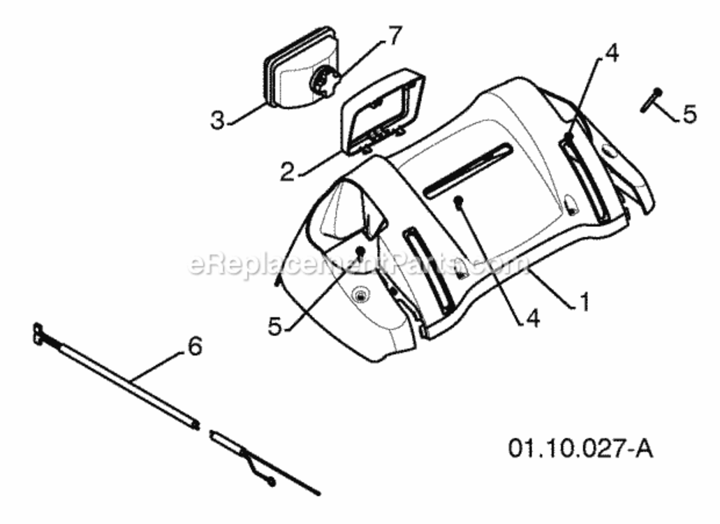 Page U Diagram and Parts List for PP208EPS24 2009-08 Husqvarna Snow Blower