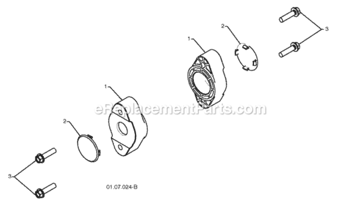 Page E Diagram and Parts List for PP208EPS24 2010-07 Husqvarna Snow Blower