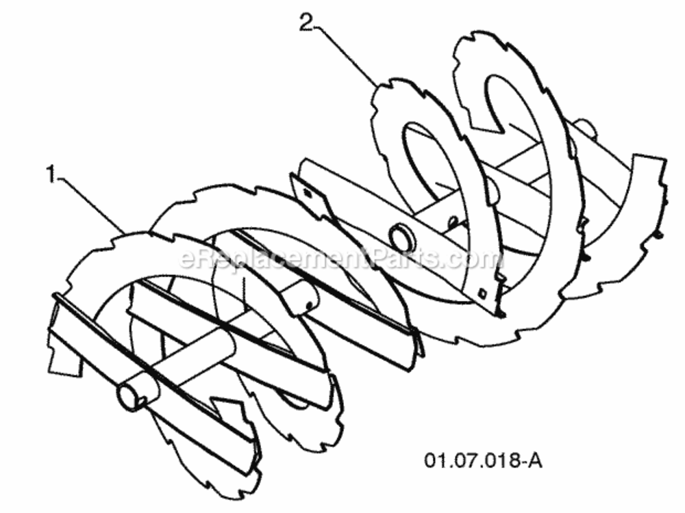 Page B Diagram and Parts List for PP265E27 2009-08 Husqvarna Snow Blower