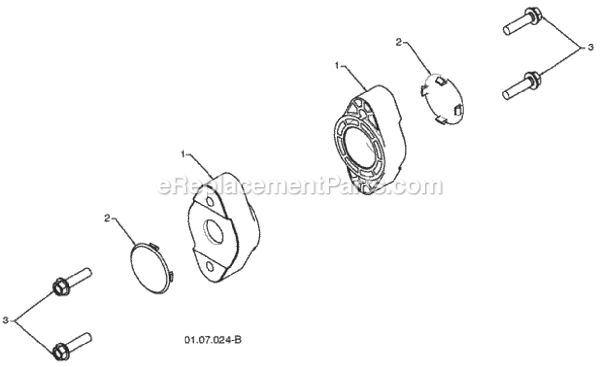 Page D Diagram and Parts List for PP265E27 2009-08 Husqvarna Snow Blower