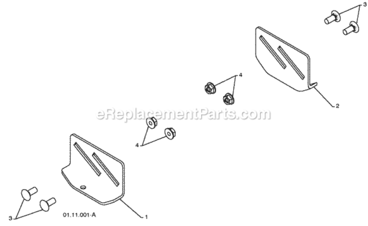 Page E Diagram and Parts List for PP265E27 2009-08 Husqvarna Snow Blower