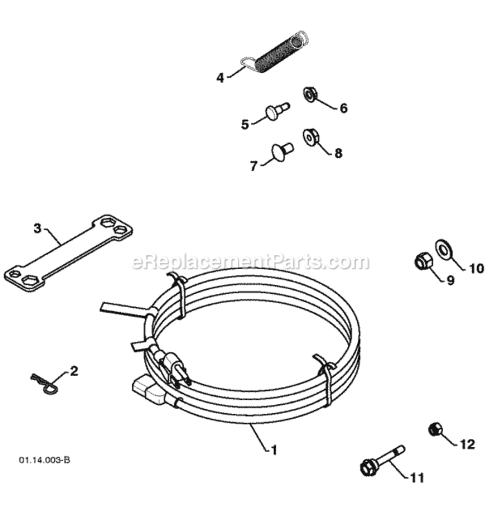 Bag_Of_Parts Diagram and Parts List for PP265E27 2009-08 Husqvarna Snow Blower