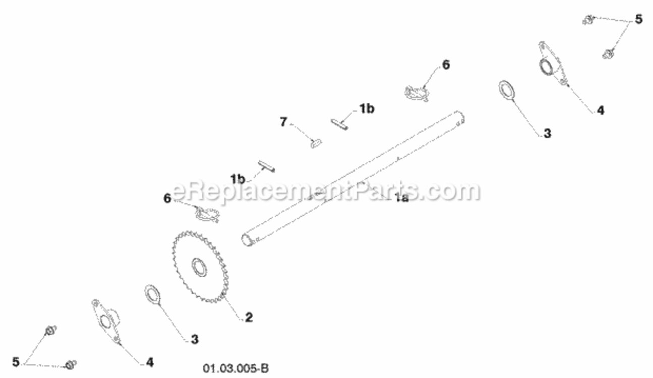 Drive Diagram and Parts List for PP291E27 2010-05 Husqvarna Snow Blower