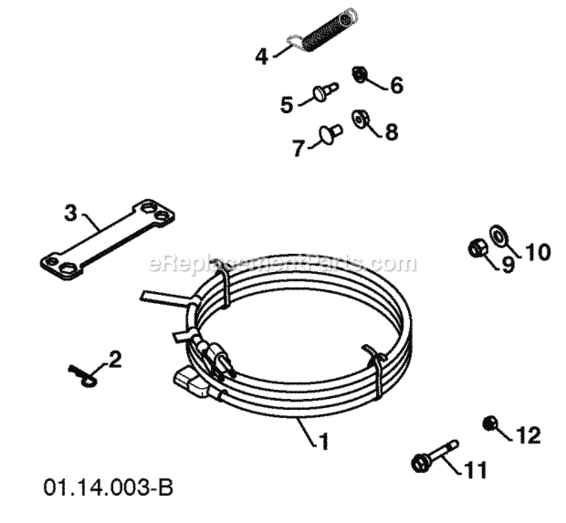 Bag_Of_Parts Diagram and Parts List for PP291E27 2010-05 Husqvarna Snow Blower