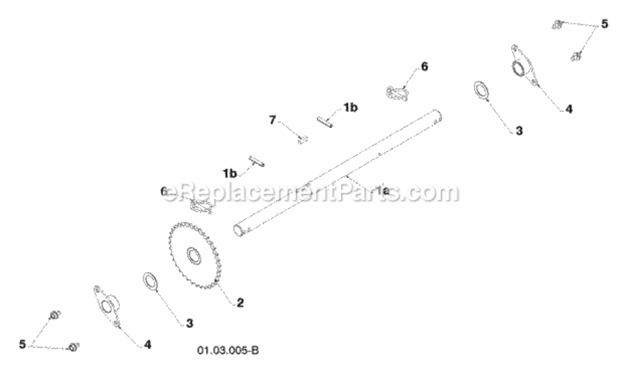 Page N Diagram and Parts List for PP291E27 2010-07 Husqvarna Snow Blower