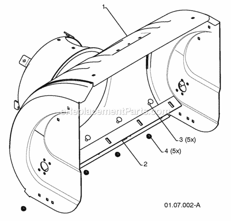 Page C Diagram and Parts List for PP291E27 2010-07 Husqvarna Snow Blower