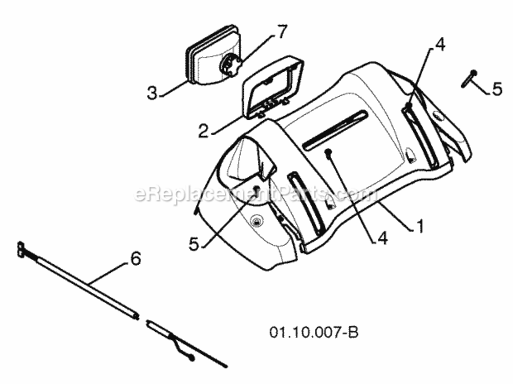 Page S Diagram and Parts List for PP291E30 2010-03 Husqvarna Snow Blower