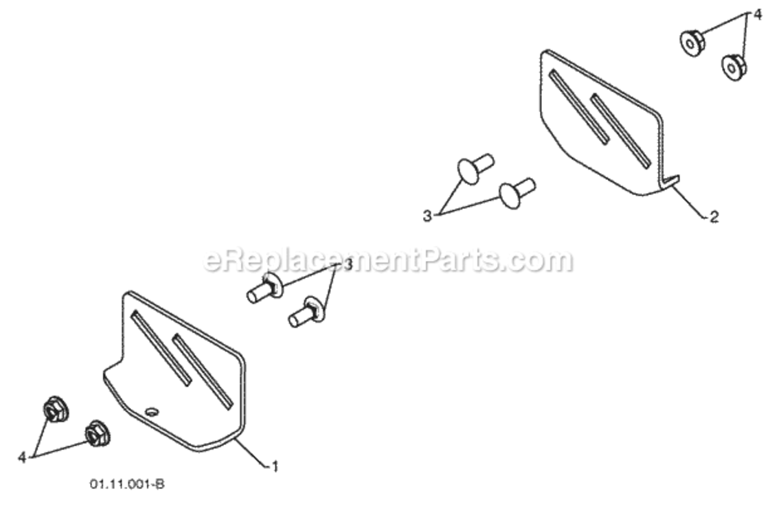 Page D Diagram and Parts List for PP291E30 2010-03 Husqvarna Snow Blower