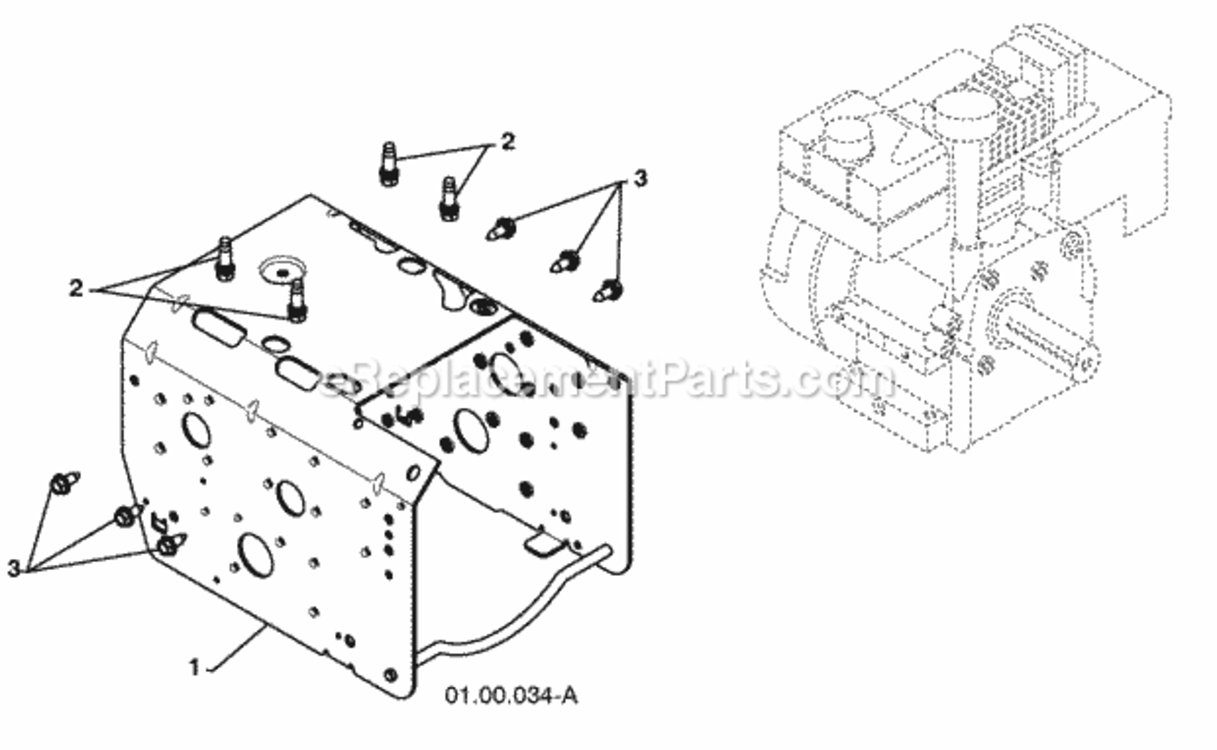 Page J Diagram and Parts List for PP291EPS27 2010-04 Husqvarna Snow Blower