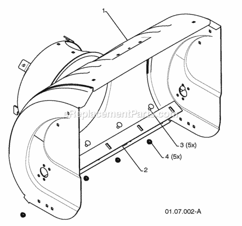 Page B Diagram and Parts List for PP291EPS27 2010-04 Husqvarna Snow Blower