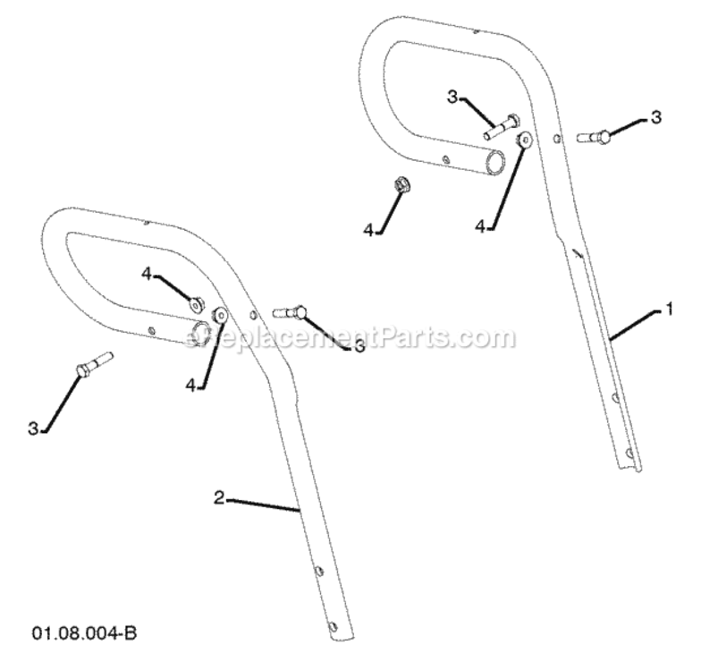 Page T Diagram and Parts List for PP291EPS27 2010-04 Husqvarna Snow Blower