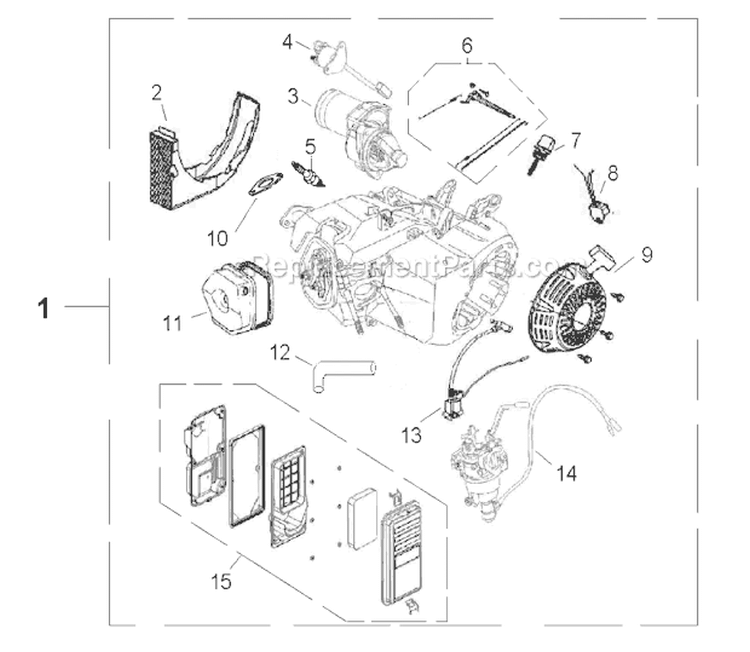 Page A Diagram and Parts List for PP3000  Husqvarna Generator
