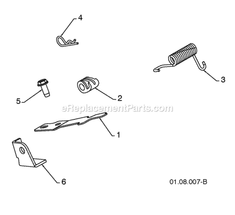 Page Q Diagram and Parts List for PR1030ES 2009-06 Husqvarna Snow Blower