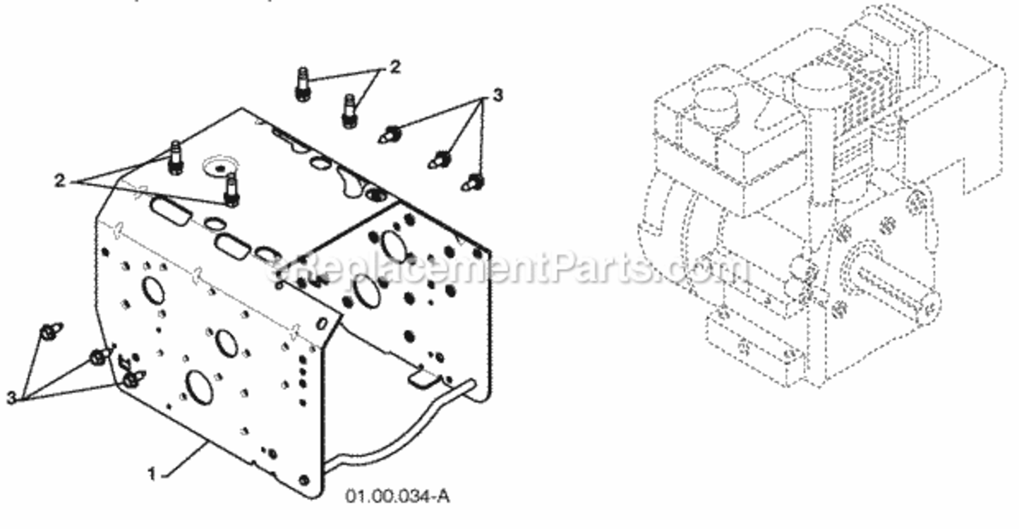 Page H Diagram and Parts List for PR1030ES 2009-06 Husqvarna Snow Blower