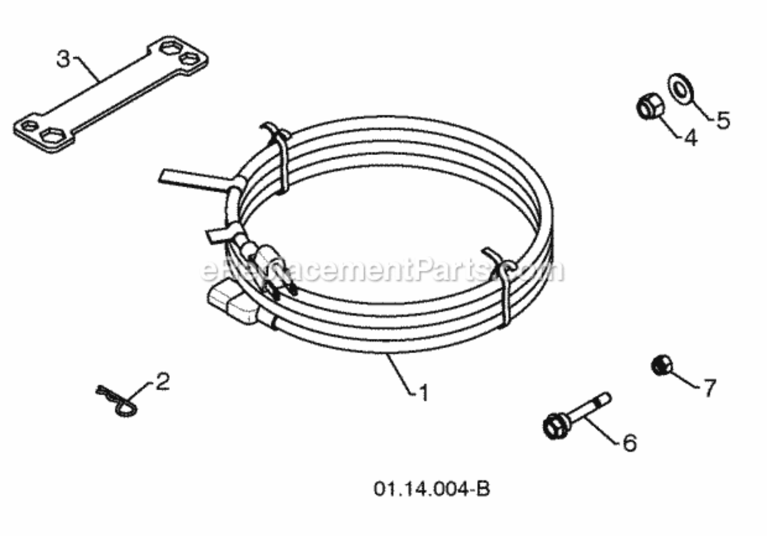 Page G Diagram and Parts List for PR624ES 2010-04 Husqvarna Snow Blower