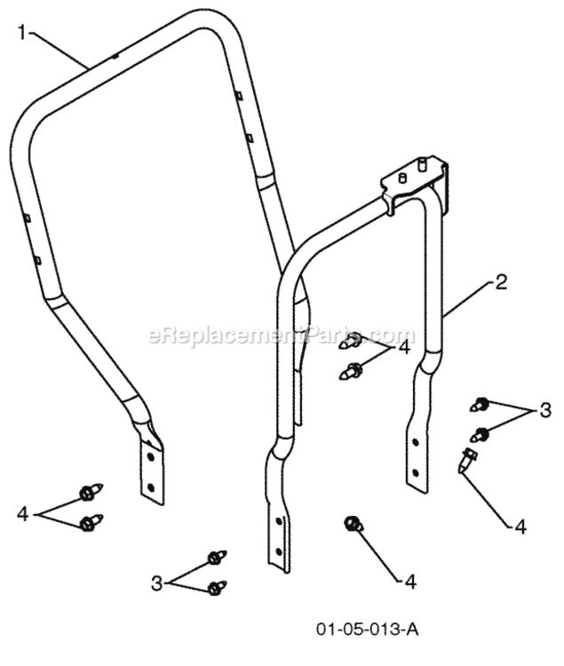 Page R Diagram and Parts List for PR624 2010-04 Husqvarna Snow Blower