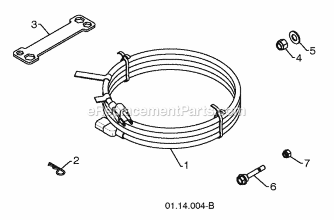Bag_Of_Parts Diagram and Parts List for PR624 2010-04 Husqvarna Snow Blower