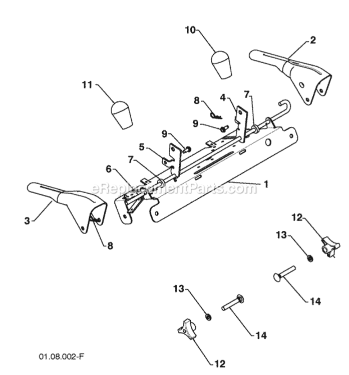 Page P Diagram and Parts List for PR6R24 2009-09 Husqvarna Snow Blower