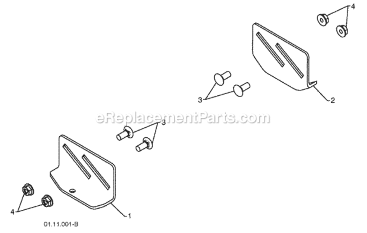 Page E Diagram and Parts List for PR827ES 2010-06 Husqvarna Snow Blower