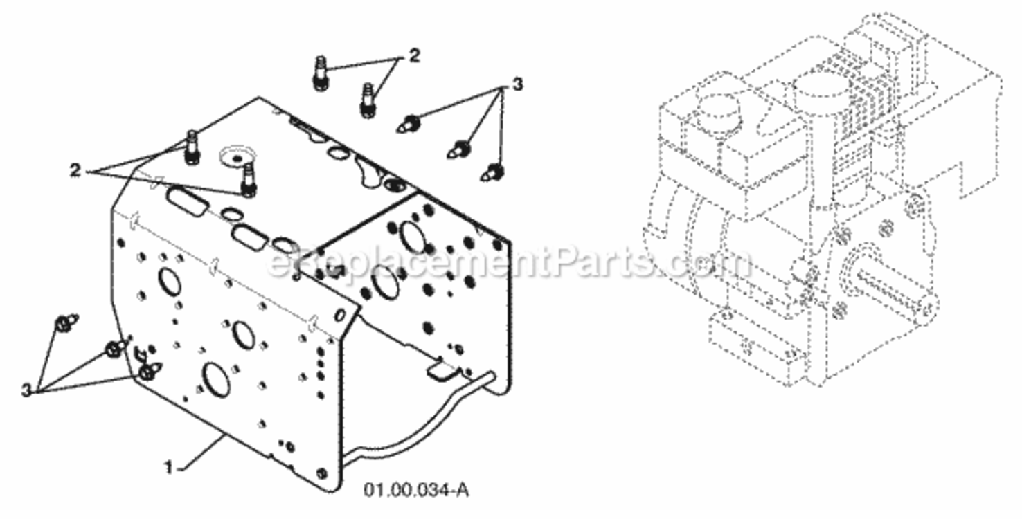 Page I Diagram and Parts List for PR827ES 2010-06 Husqvarna Snow Blower