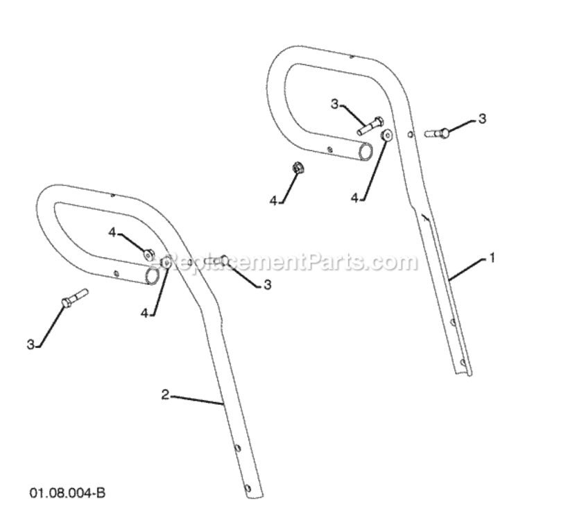 Page P Diagram and Parts List for PR8527ES 2008-10 Husqvarna Snow Blower