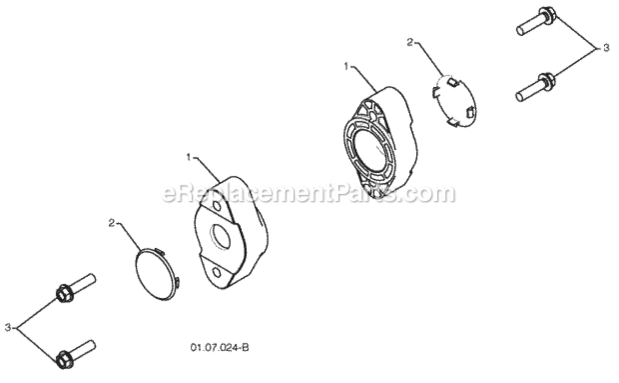 Page D Diagram and Parts List for PR8527ES 2008-10 Husqvarna Snow Blower