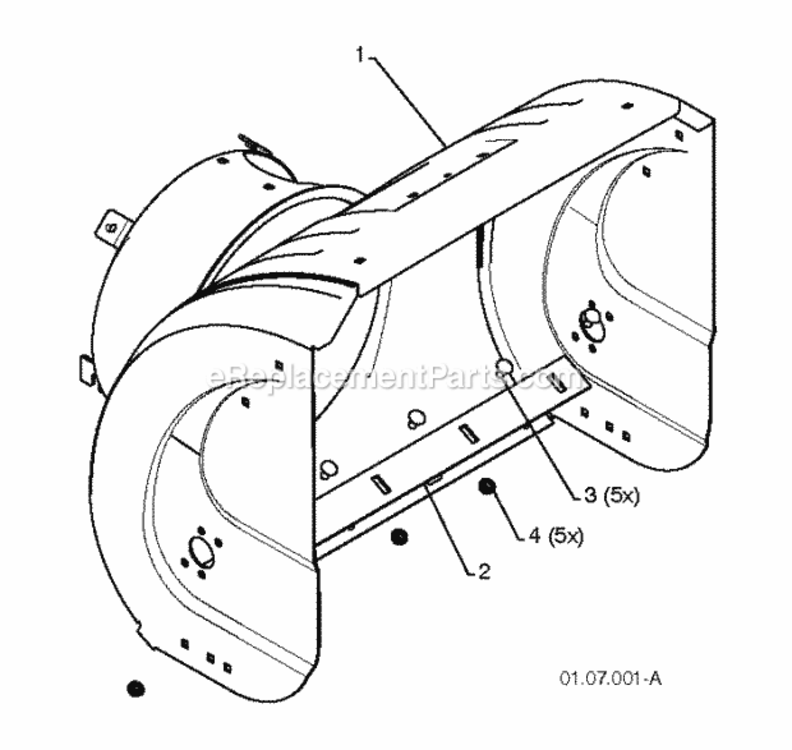 Page G Diagram and Parts List for PSB240 2010-06 Husqvarna Snow Blower